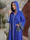 Najma Geo Print Hooded Tunic Dress